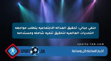 حنفي جبالي: تحقيق العدالة الاجتماعية يتطلب مواجهة التحديات العالمية لتحقيق تنمية شاملة ومستدامة